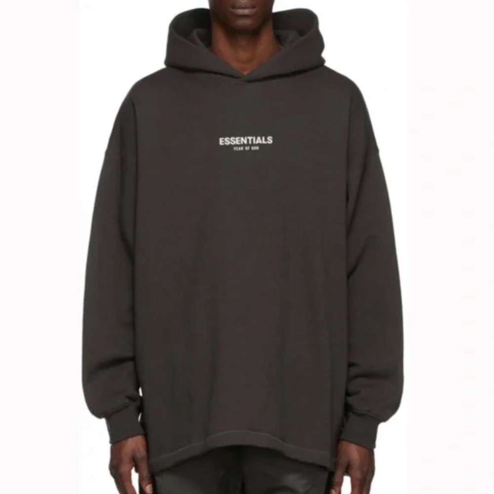 🔥 ESSENTIALS FEAR OF GOD MEN'S BLACK HOODIE